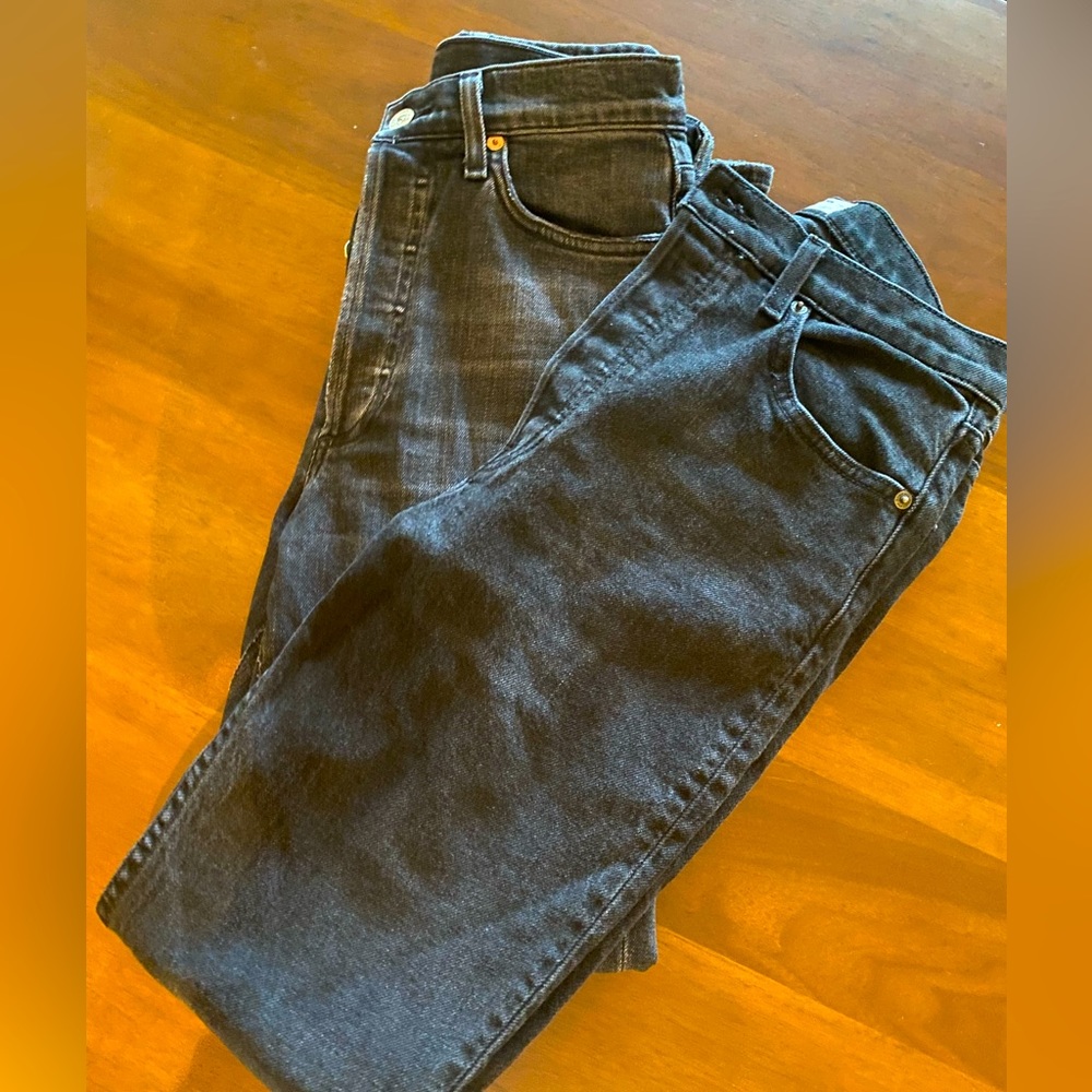 Reformation & Agolde black denim BUNDLE